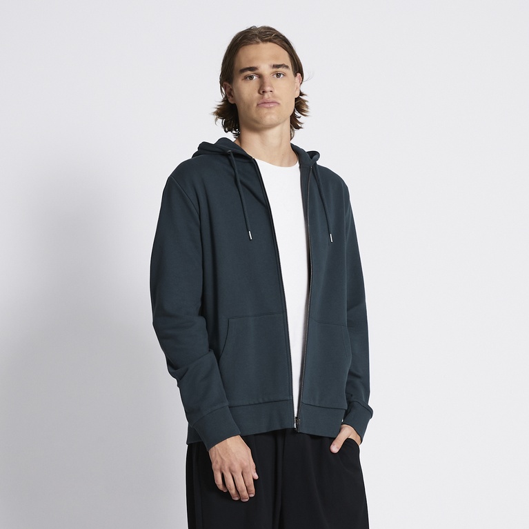 Basic zip hoodie "Rocky"